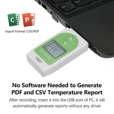 KKmoon Digital Data Logger Multi-use USB Temperature Datalog