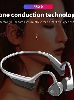 Pro9 Bone Conduction Bluetooth Headset Bluetooth 5.0 Wirele