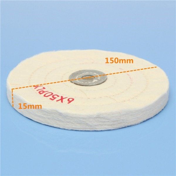 lowest price 6 inch buffing polishing wheel 1/2 inch arbor b