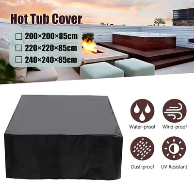 200/220/240*85cm Hot Tub Dust Cover Durable, Anticorrosive,