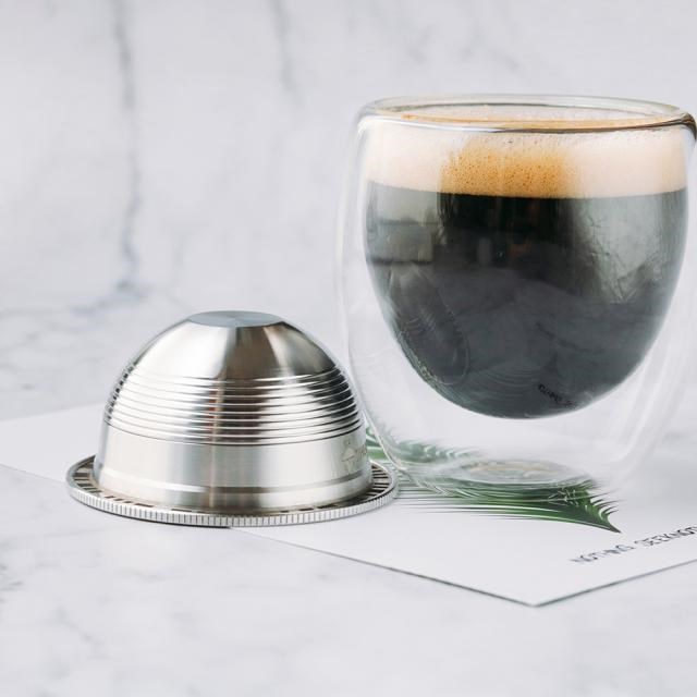 Stainless Steel Fillable Coffee Capsules Reusable Coffee Cup