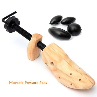 Unisex 1 Piece Shoe Stretcher Wooden Shoes Tree Shaper Rack,