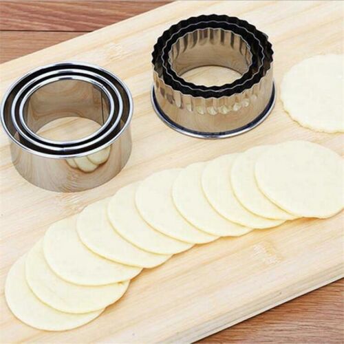 3pcs/set Round Flower Dumpling Mold Ravioli Maker Russian Pe