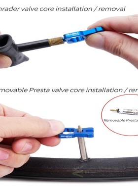 RISK 4 IN 1 Bike Valve Core Tool Multifunction Wrench Presta