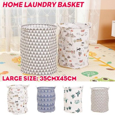 Large Capacity Laundry Basket Foldable Toy Storage Bucket Pi