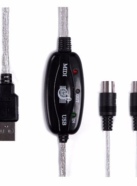 SB to MIDI Cable PC to Synthesizer Microphone Keyboard Instr