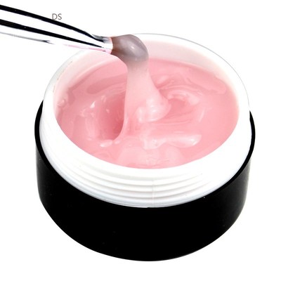 LED Builder Gel 15ml French Tips White Transparent Clear Pin