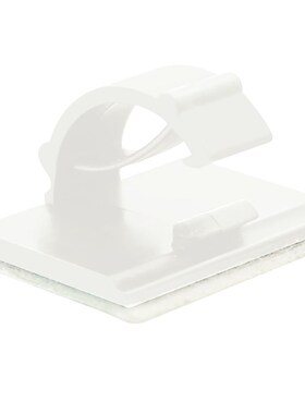 10 Pieces Cable Clamp Organiser Rectangle Tidy Desk Holder S