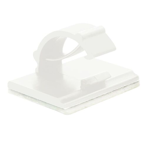 10 Pieces Cable Clamp Organiser Rectangle Tidy Desk Holder S