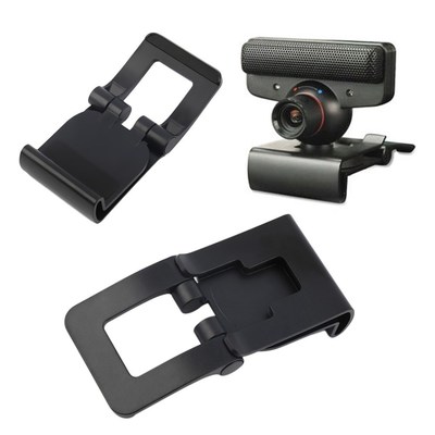 New Black TV Clip Bracket Adjustable Mount Holder Stand For