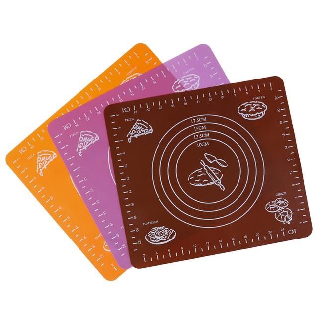 silicone baking mat thickening flour rolling scale kneading