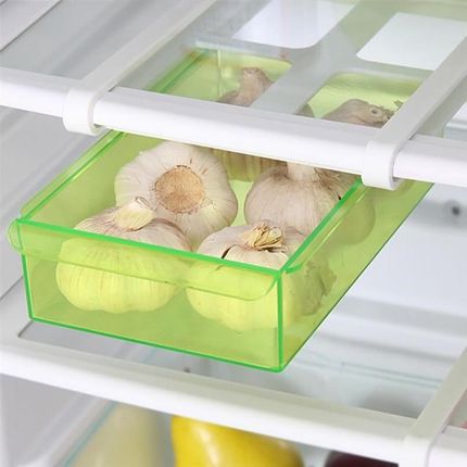 Stretchable Slide Fridge Organizer Refrigerator Pull-Out Dra
