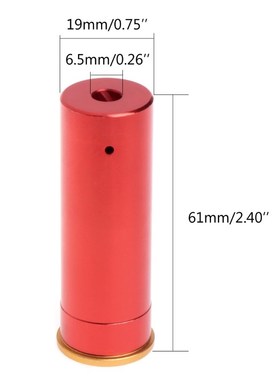 Red Laser Bore Sight 12 Gauge Barrel Cartridge Boresighter F