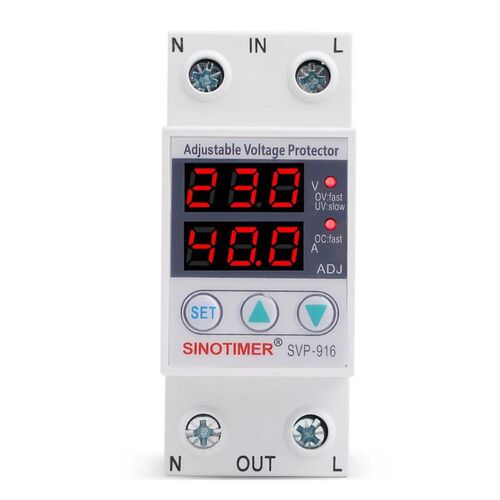 SVP-916 40A 63A 230V Adjustable Voltage Surge Protector Rela