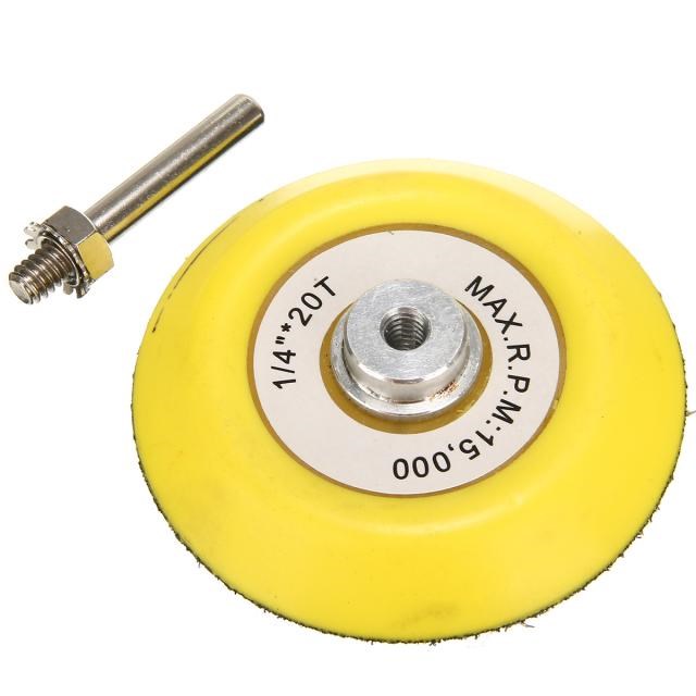 75mm Sander Disc Sanding Buffing Polish Backing Pad Hook & L