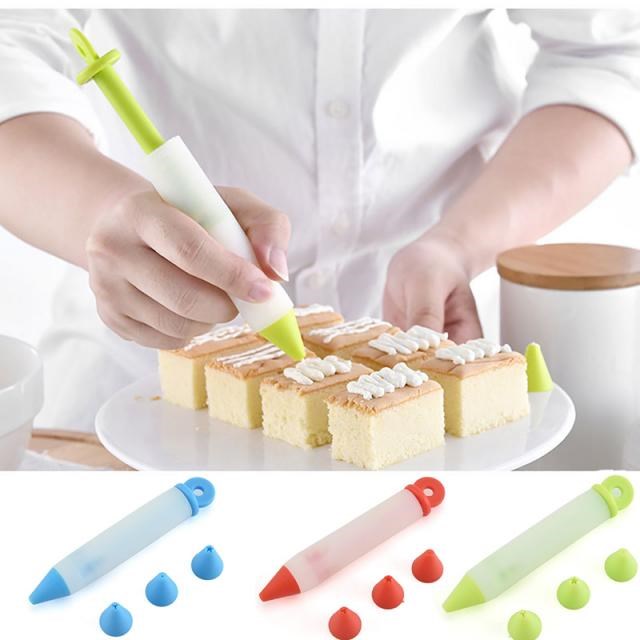 Silicone Food Writing Pen Chocolate Decorating tools Cake Mo