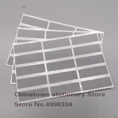 150pcs 15MM*48MM gray scratch off Sticker labels DIY adhesi