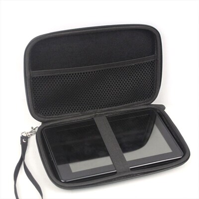 7 Inch Black Hard Shell Carry Bag Zipper Pouch Case For Garm