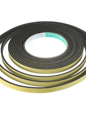 1PC 5Mx10mm Single Sided Adhesive Waterproof Weather Strippi