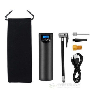 USB Charging Mini Bike Air Pump Bicycle Tire Inflator 2000m