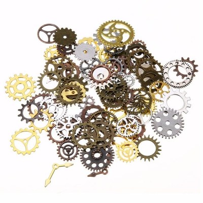 100g Pieces Lots Mix Styles 6 Colors Vintage Steampunk Wrist
