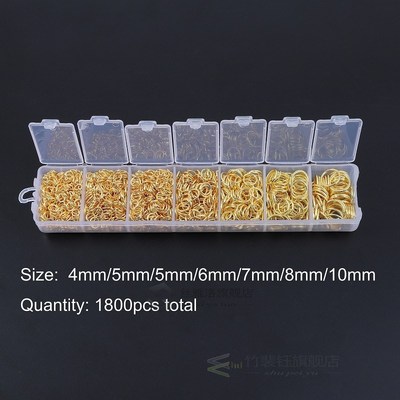 Jewelry Findings Set/Lobster Clasp Hooks/Open Jump Ring/Eye