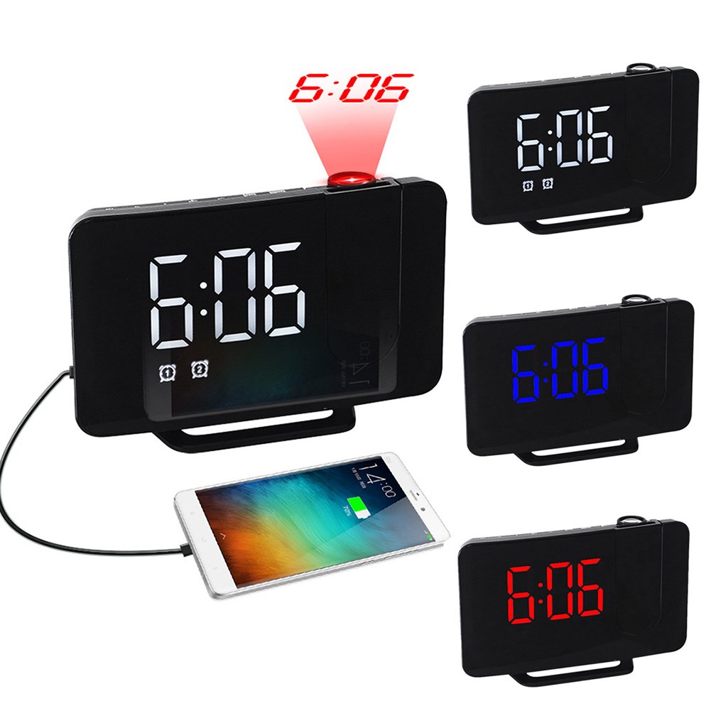LED Digital Alarm Clock Watch Table Electronic Desktop Clock