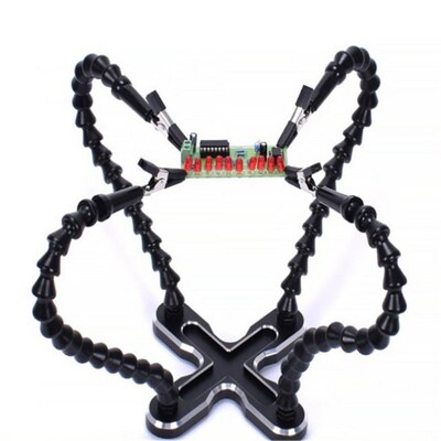 4Pcs Flexible Arms Soldering Iron Holder Third Helping Solde