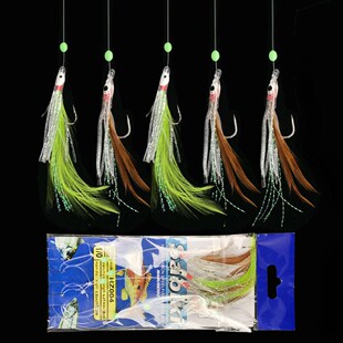 5PCS/Set 5 Combination Fishhook Fishing Lure Set Artificial