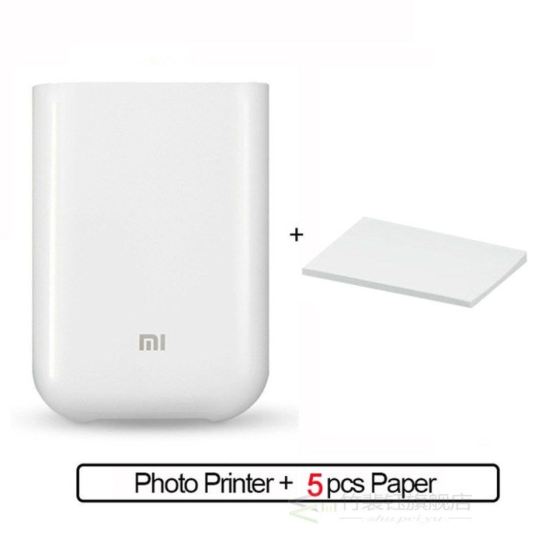 xiaomi bluetooth printer zink print 300dpi ar photo portable