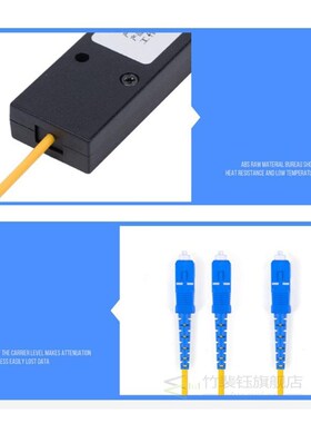 New 2m Ftth SC UPC 1X2 PLC Singlemode Fiber Optical Splitter