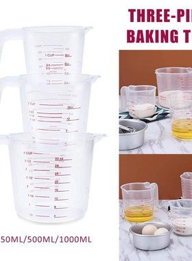 Plastic Measuring Cup Jug Pour Spout Surface Kitchen Measure