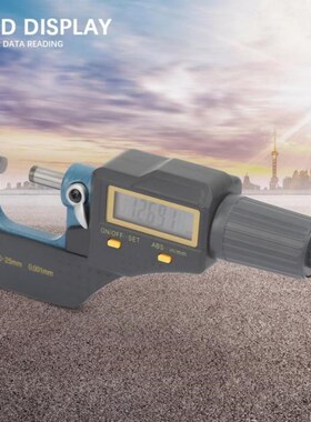 1 Set Measure Tool 0-25mm Electronic Digital Outside Microme
