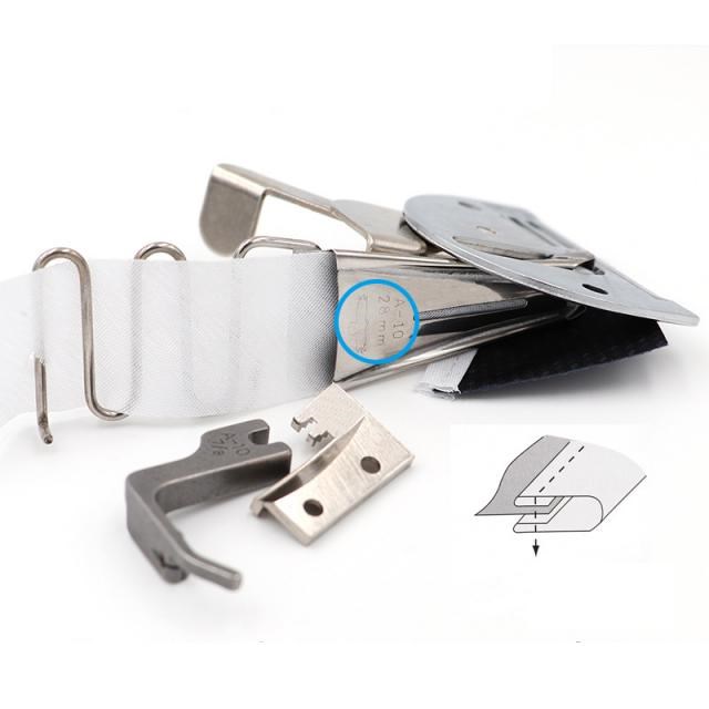 1pc Overlock Folder A10 Hemmer Right Angle Bias Binder 适用
