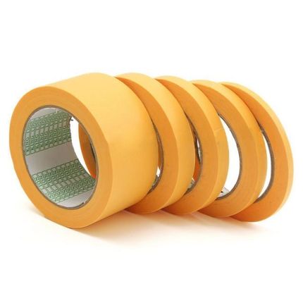 6mm/10mm/12mm/18mm/50mm Yellow Tape Adhesive Masking Tape Pa