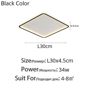 Ceiling LED Lights Living room Bedroom Fixtures Ring Modern