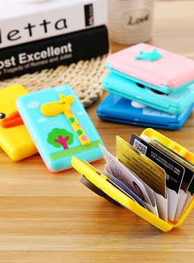 Cute Kawaii Cartoon Characters Silicone Bus Card Holder Card