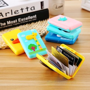 Cute Kawaii Cartoon Characters Silicone Bus Card Holder Card
