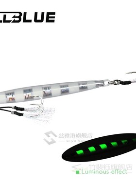 ALLBLE SLOWER Long Metal Jig Fishing Lure Slow Cast Jigging