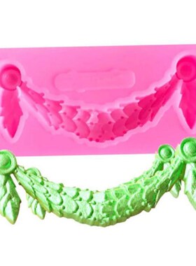 Vintage Relief Silicone Mold Fondant Sugarcraft Cake Topper