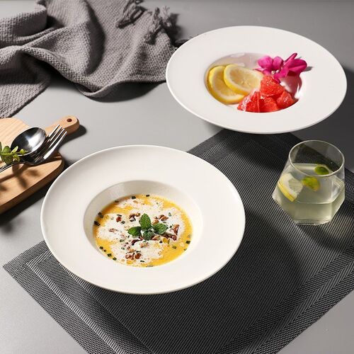 Pasta straw Plate euroPean-style souP Plate straw hat bowl