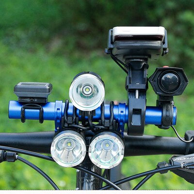 Bike Flashlight Holder Handle Bar Bicycle Accessories Extend