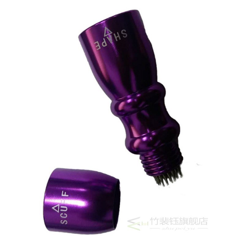 3 In 1 Pool Cue Tip Shaper Cone Shaped Scuffer Metal Portab