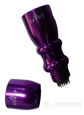 3 In 1 Pool Cue Tip Shaper Cone Shaped Scuffer Metal Portab