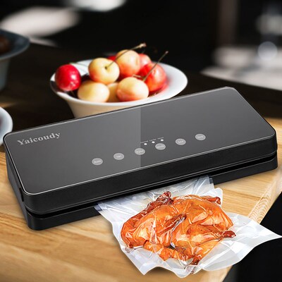 Kitchen Vacuum Food Sealer With 10PCS Food Seal Bags Automat