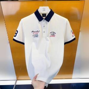 BRAVESHARK/勇士鲨鱼男士高奢新款男士夏季薄款短袖polo衫男5310