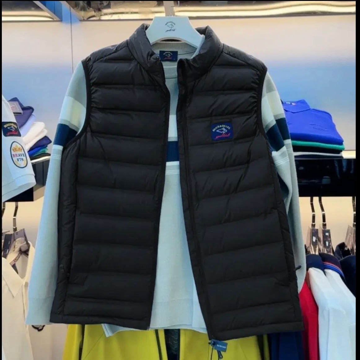 男品牌羽绒轻薄马甲外穿保暖宽松