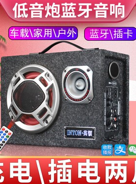 英顿充电蓝牙音响户外k歌家用摆