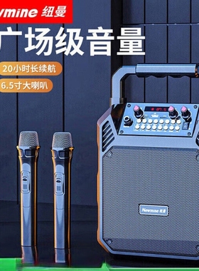 纽曼K503无线蓝牙音箱户外大音量手提便携式小型家用广场舞音响