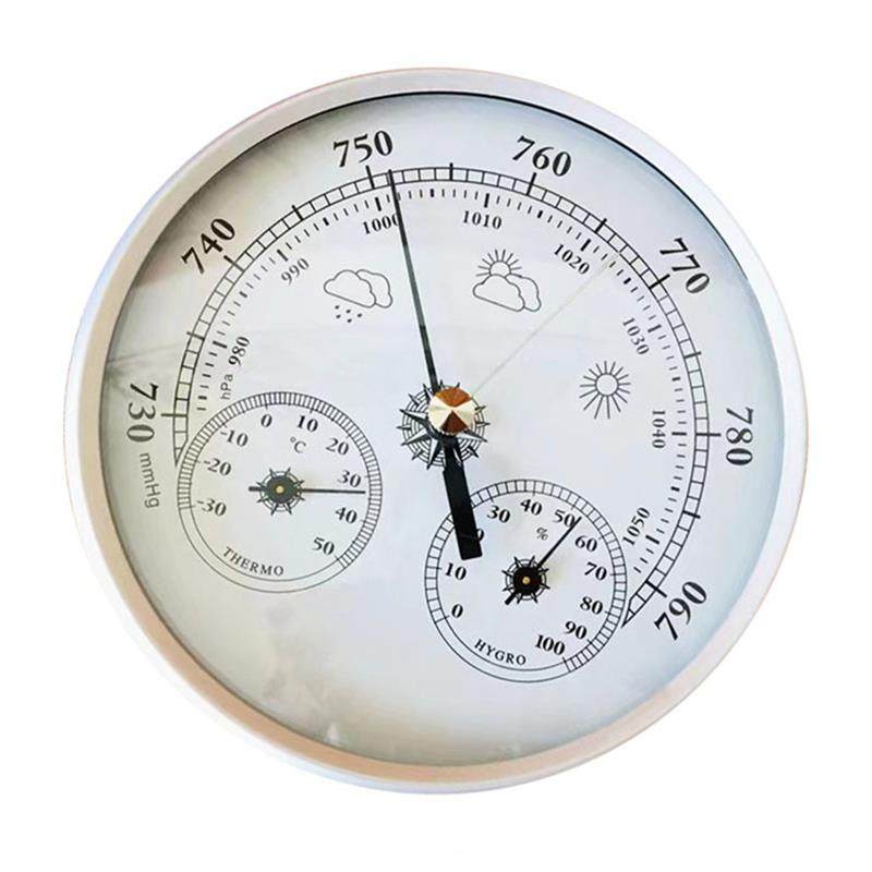 新款130MM三合一多功能指针式温湿度气压计气象站仪表天气预包邮,五金/工具,温湿度计,淘宝优惠券,粉丝福利购,淘宝优惠卷